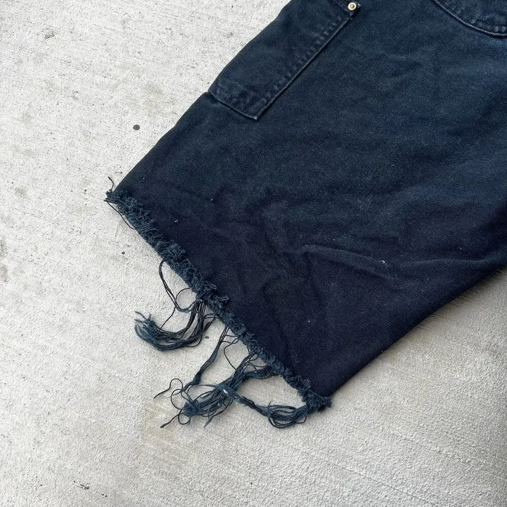 Carhartt black double knee work wear carpenter shorts